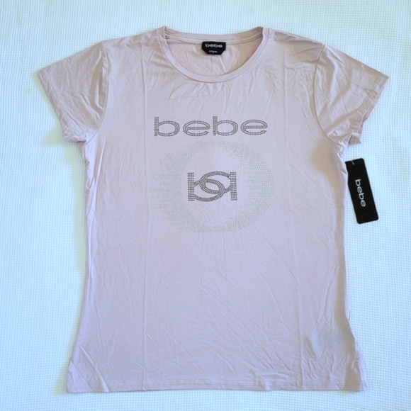 bebe Mirrored🪞 "bb" Rhinestone💎 Top - NWT - Picture 10 of 14